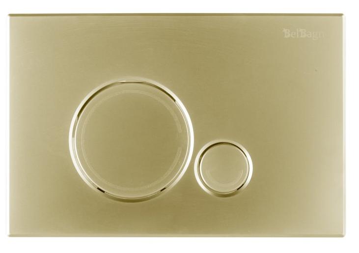 Кнопка смыва BelBagno Sfera BB018-SR-ORO золото