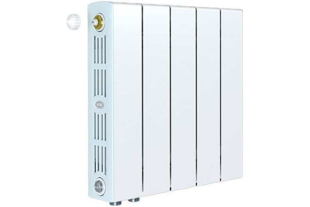 Радиатор Rifar SUPReMO VENTIL 350x5 секций, нижнее подключение, левое (VL) RIFAR S350-5 VL