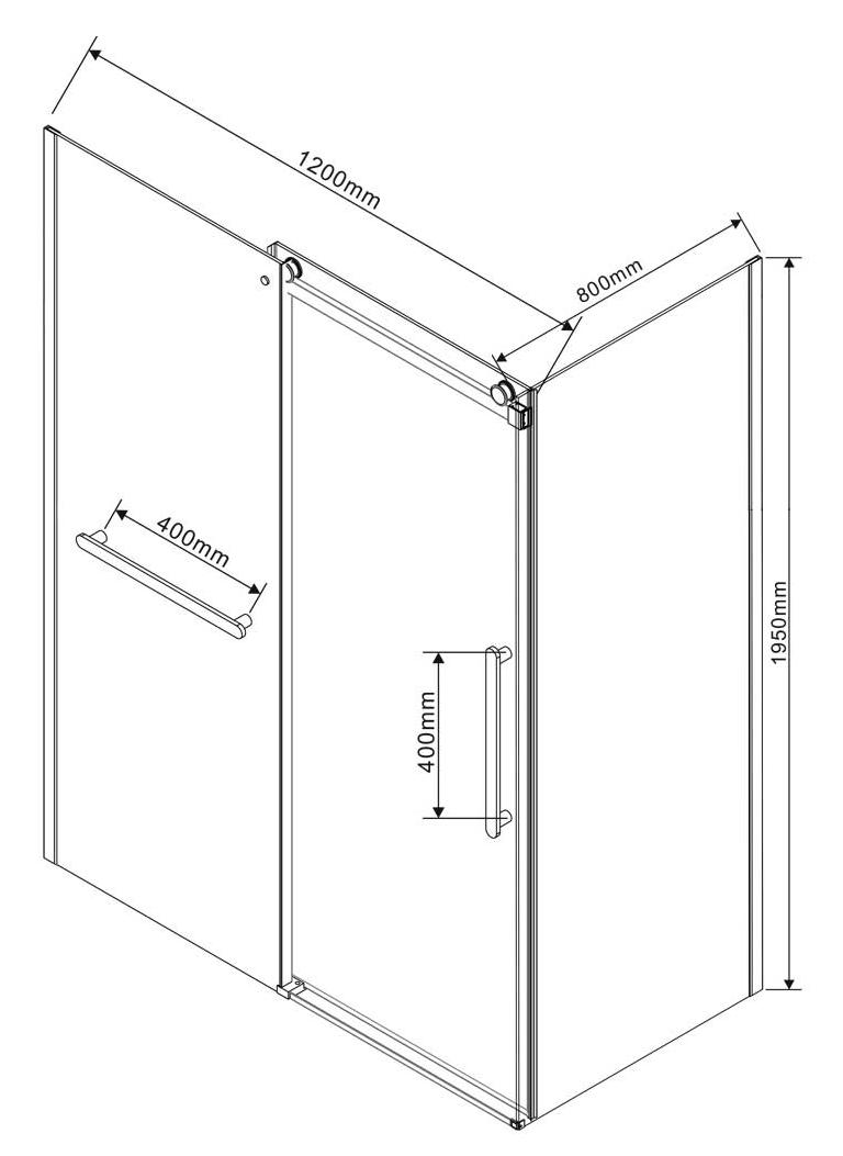 Душевой уголок Vincea Como Soft VSR-1CS8012CL 120x80 хром, прозрачный