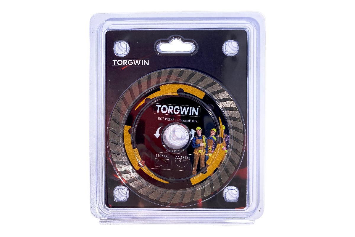 Алмазный диск турбо HOT PRESS 110х22.2х10 мм TORGWIN T457706