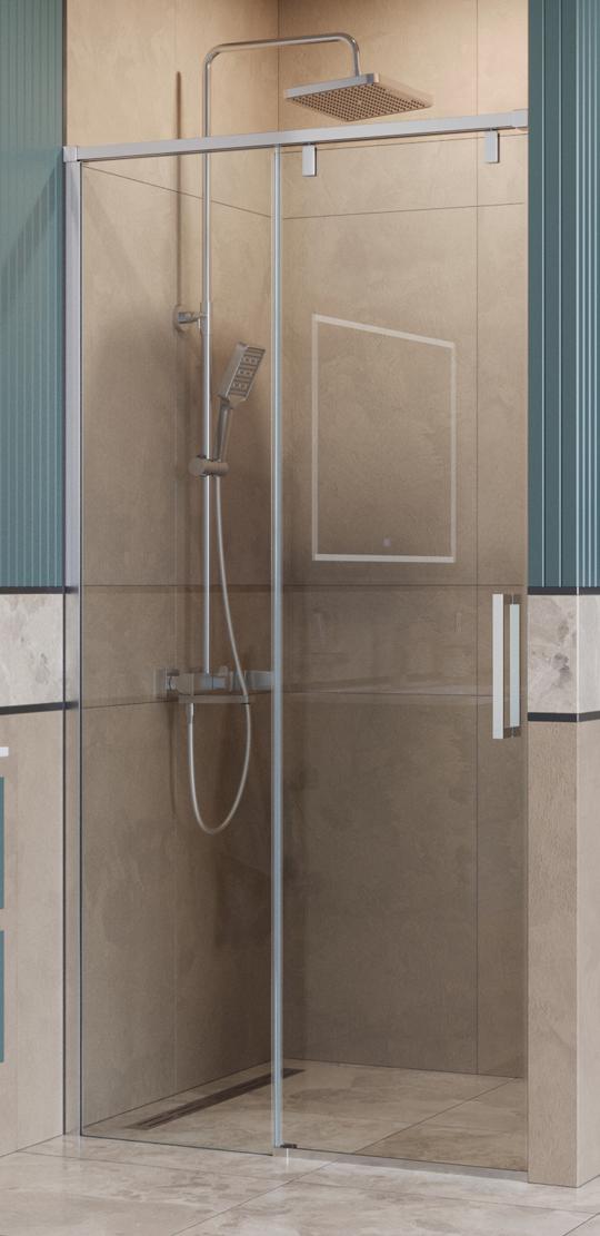 Душевая дверь BelBagno SOFT_CLOSE-1-BF-1-110-C-Cr 110x200 прозрачная, хром Душевая дверь BelBagno SOFT_CLOSE-1-BF-1-110-C-Cr 110x200 прозрачная, хром