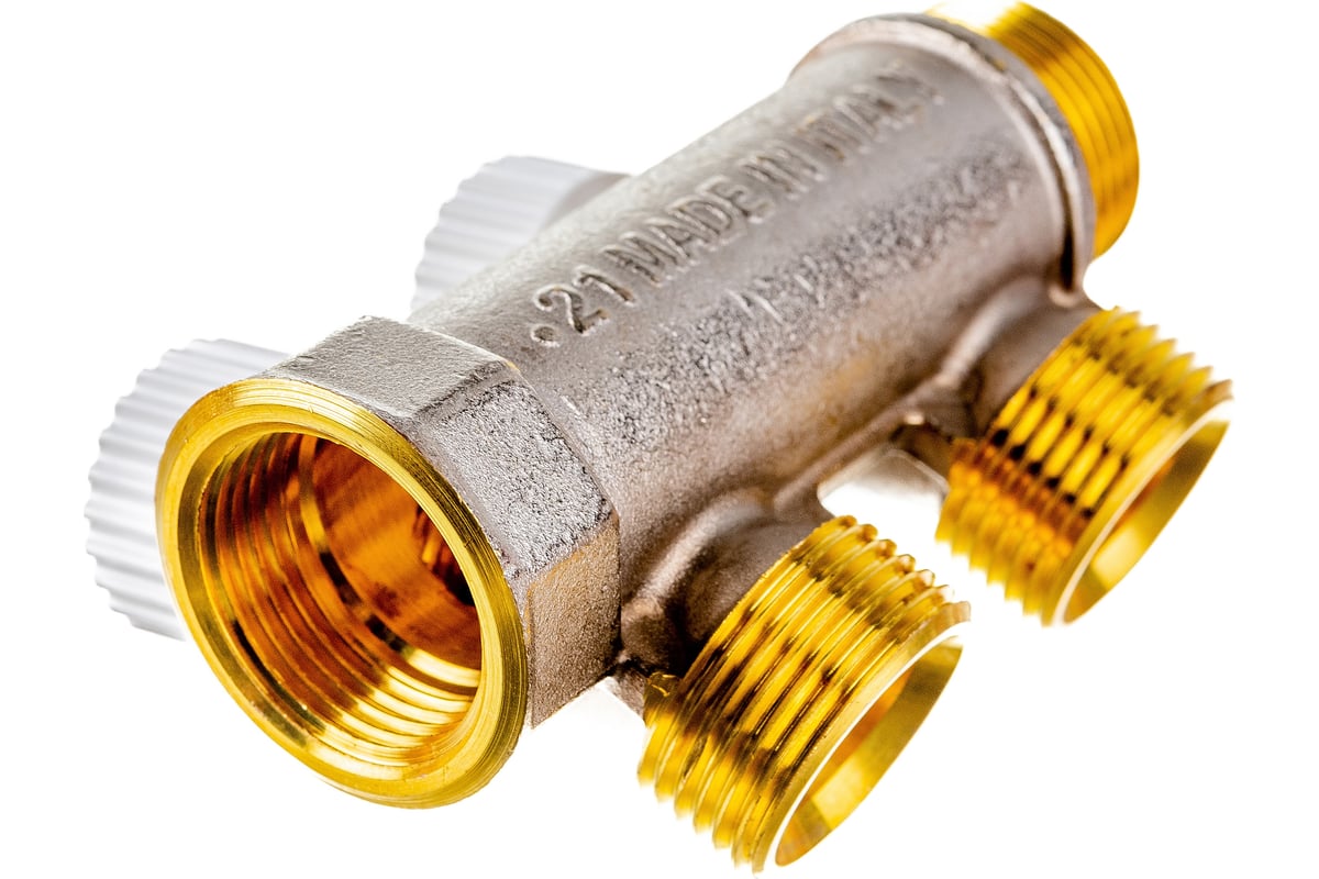 Распределительный коллектор STOUT 3/4, 2 отвода 3/4ЕК SMB 6851 343402 RG008S37R54H0Q