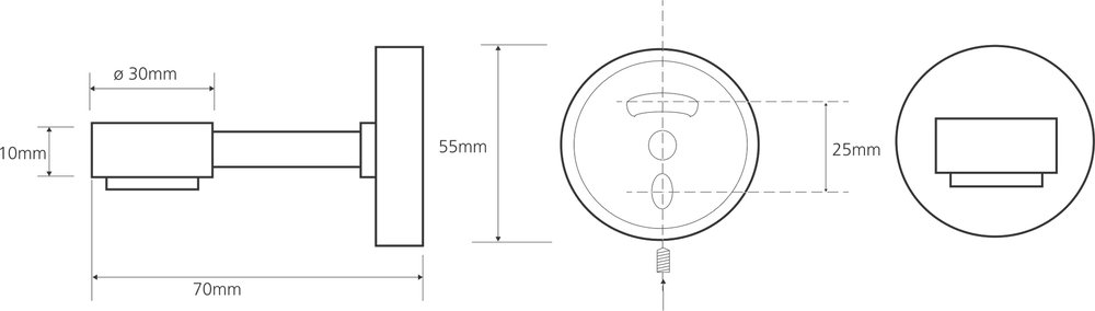 Мыльница Bemeta Omega 104108202 магнитная