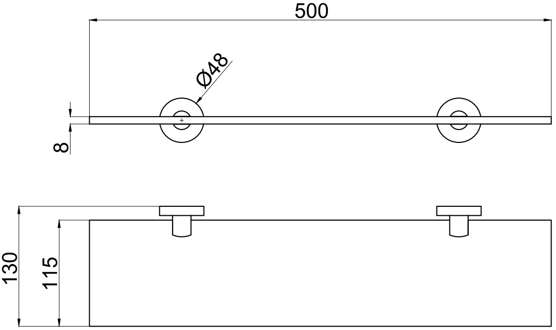 Полка Allen Brau Priority 6.31013-31 черный