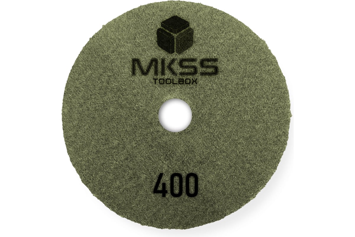 Алмазный гибкий шлифовальный круг MKSS Toolbox MK2604 АГШК Ø100 Р400 для мокрой шлифовки MKSS MK26040400