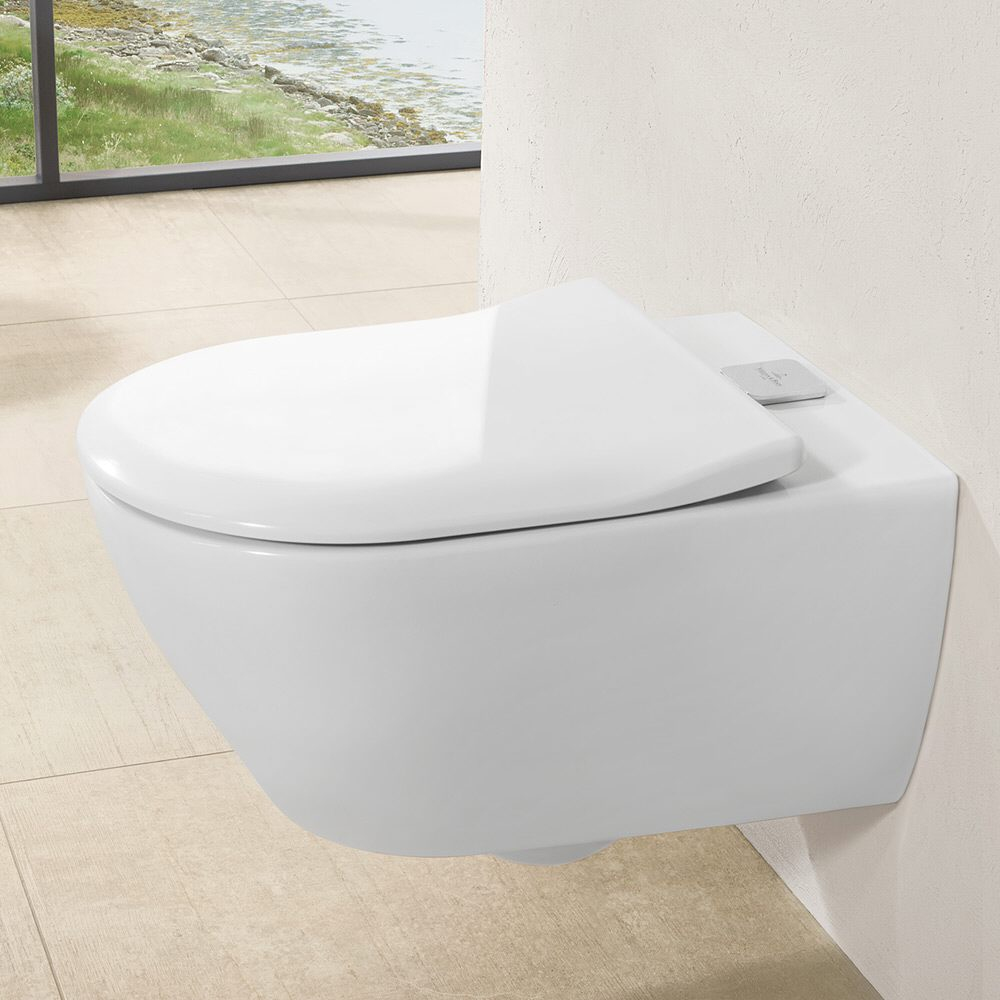 Подвесной унитаз Villeroy&Boch Subway 2.0 5614A101 с гигиеническим отсеком