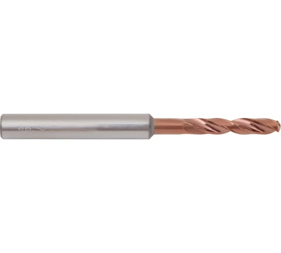 Сверло AHNO 5.1 мм, твердосплавное, 3D, без подвода СОЖ, SP-X800030510, VHM, по стали, чугуну, нерж. и жаропроч.стали ah00022
