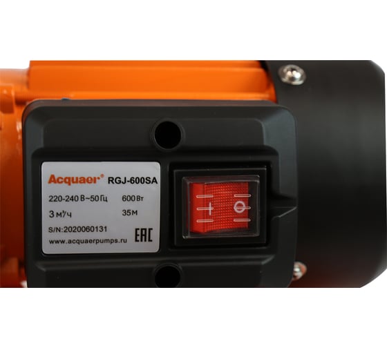 Насосная станция Acquaer RGJ-600SA 7.5.201