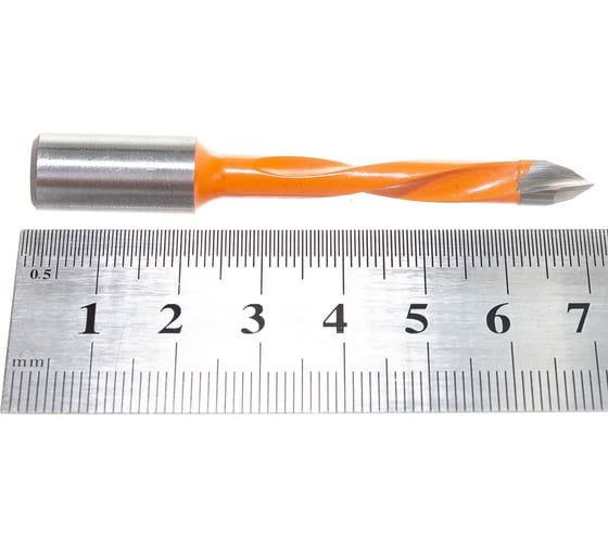 Сверло присадочное усиленное сквозное (6x70 мм; S=10x20 мм; LH) ROTIS 422.0670L