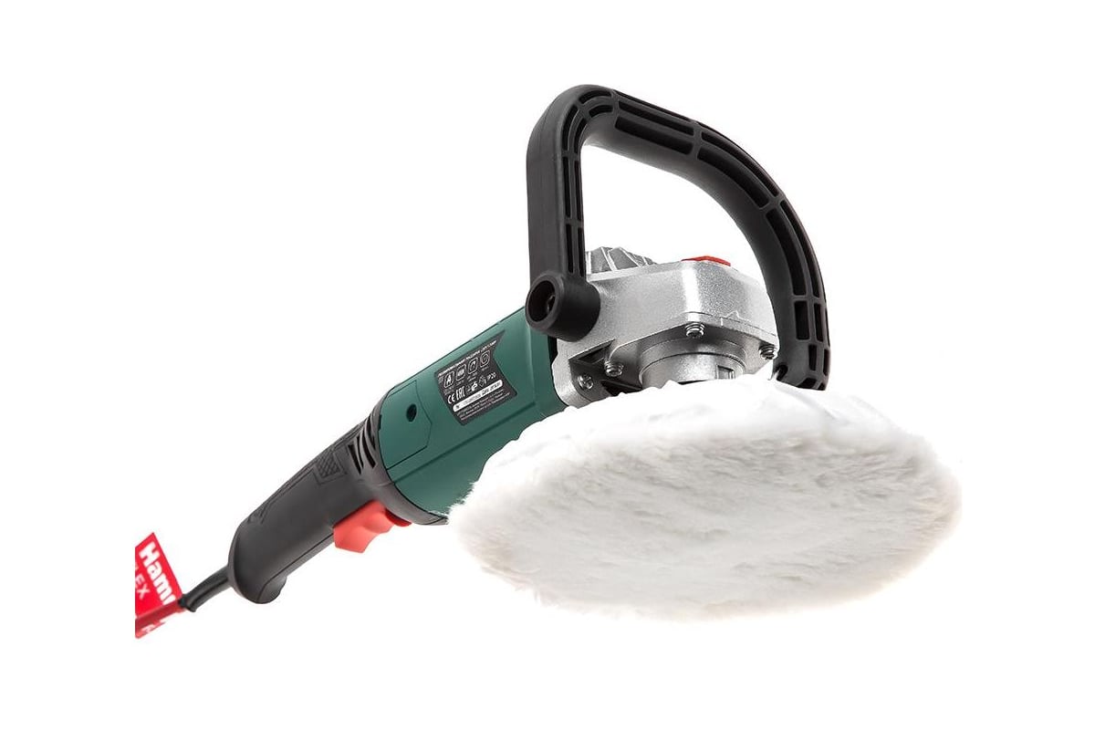 Шлифовальная угловая машина Hammer Flex 1200 Вт, 600-3500 об/мин, тарелка 180 мм USM1200P