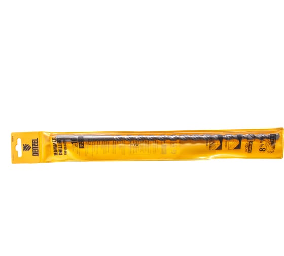 Бур по бетону, двойная спираль, Cobalt W-tip (10x310 мм; SDS PLUS) Denzel 705019