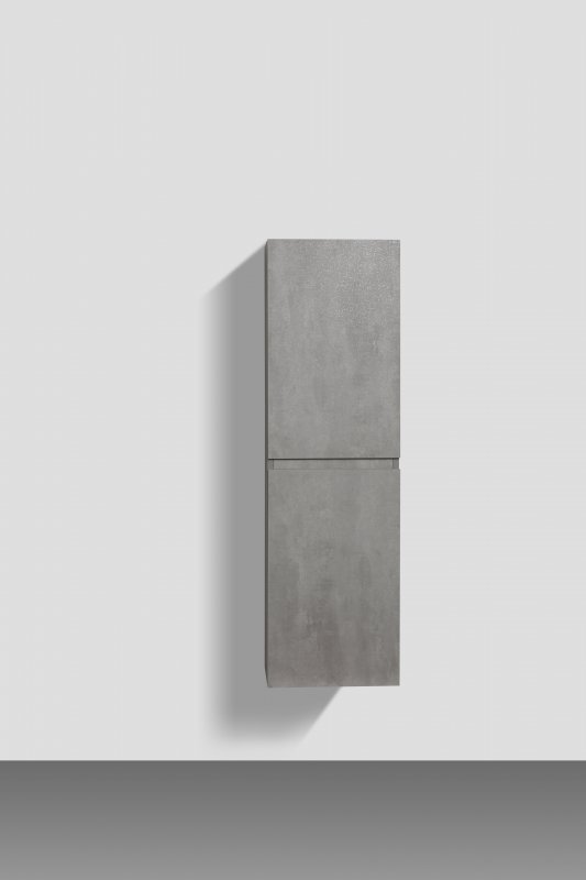 Шкаф пенал BelBagno Luce 40x135 см Stucco Cemento