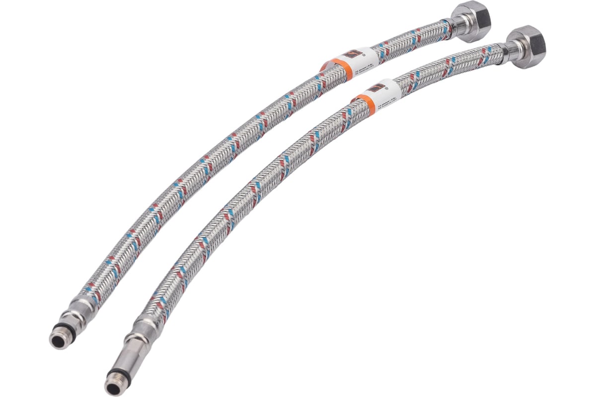 Подводка к смесителю (пара; 0.4 м; 1/2F-M10) VRT 521793