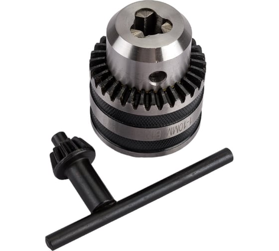 Патрон сверлильный с ключем 1-10 мм, В12 ТЕХНОРЕАЛ МА310250510