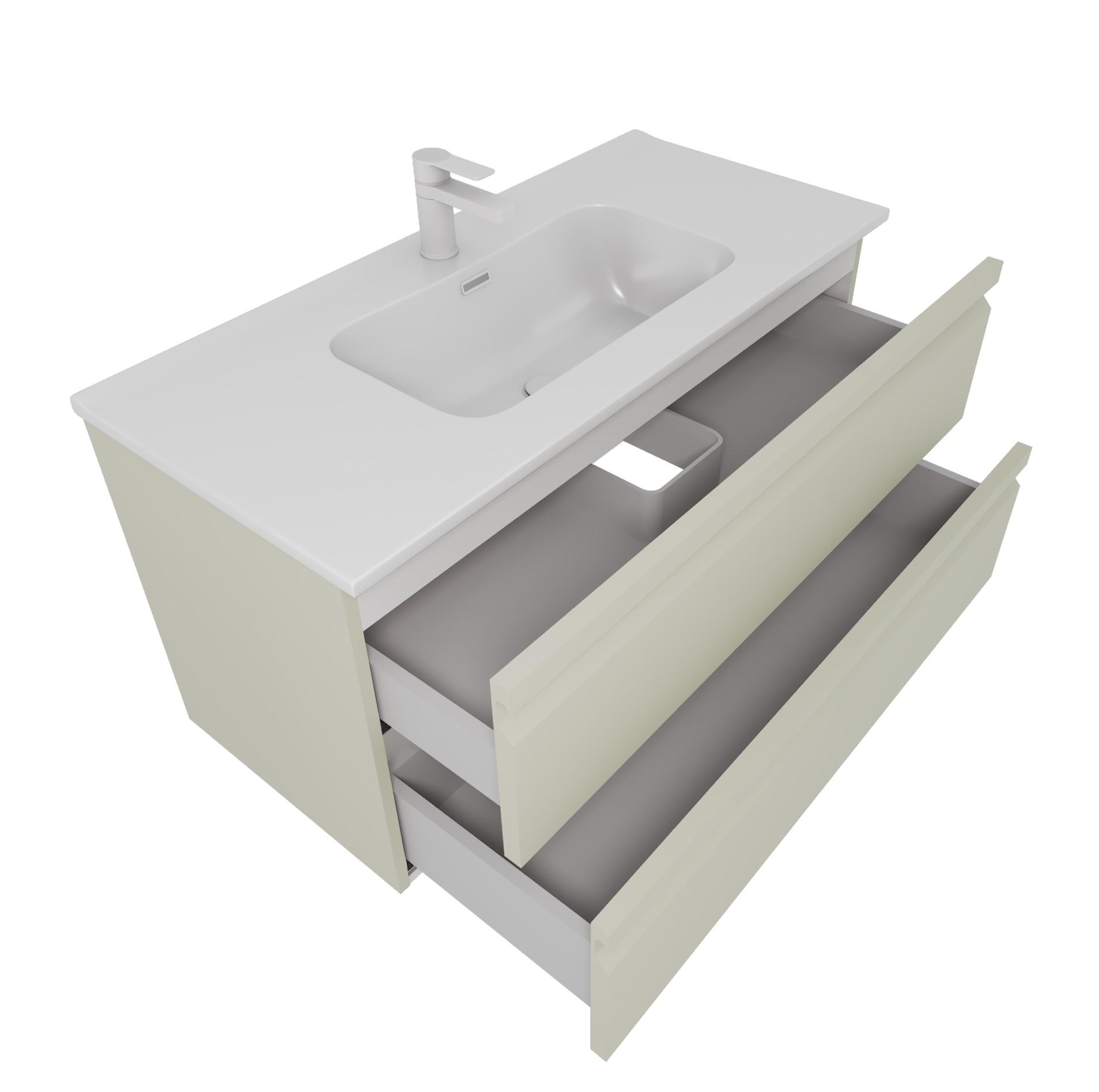 Тумба с раковиной Aquatek Вега 100 см AQ77100