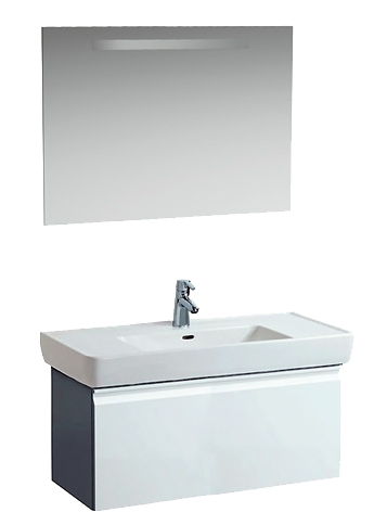 Мебель для ванной Laufen Pro S 105 см 2 ящика, белый матовый