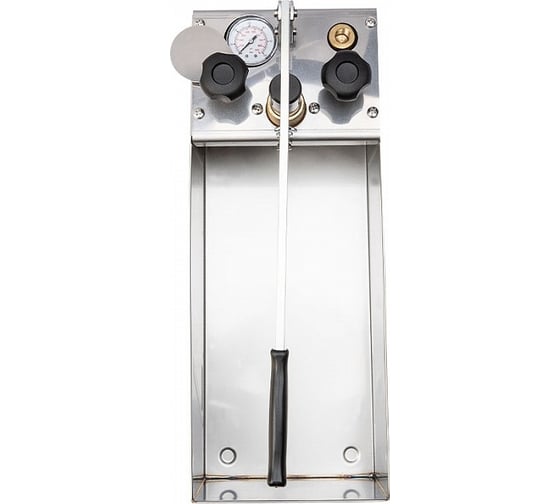 Ручной опрессовщик Icomar INOX 60 бар, двухклапанный, нержавеющая сталь 00915.5