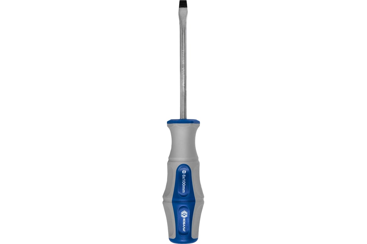 Отвёртка Ultra Grip SL 6 х 100 мм CR-V КОБАЛЬТ 646-270