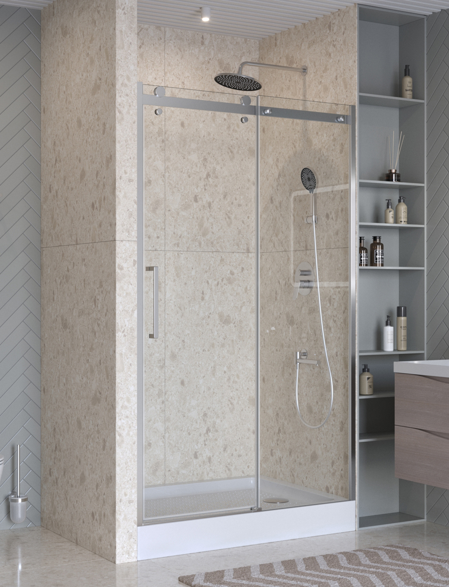 Душевая дверь BelBagno MARINO-2-BF-1-150-C-CR 150x195 прозрачная, хром