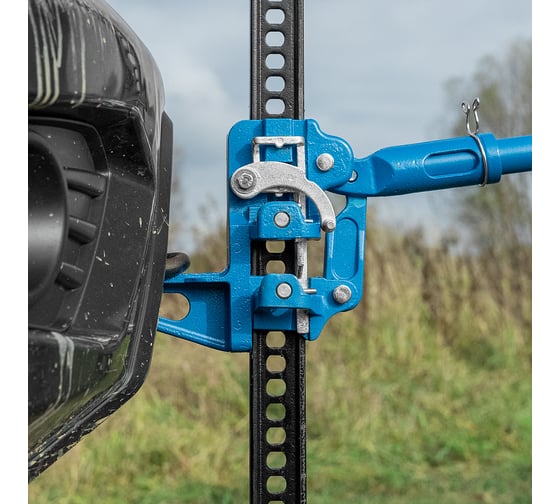 Реечный профессиональный домкрат 3т, 115-1335 мм Stels High Jack 50529