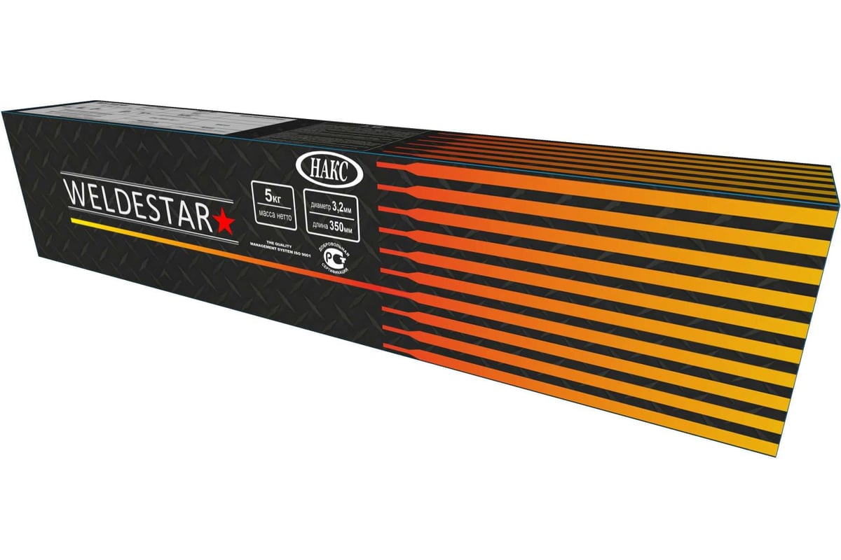 Электроды WS Super 3.2x350 мм, 5 кг WS WELDESHIP WSAT46S323505
