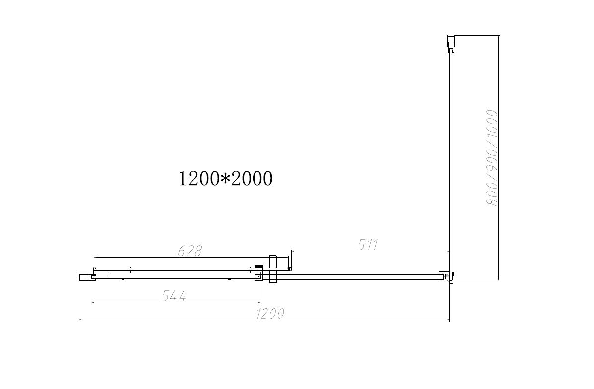 Душевой уголок Vincea Dice VSR-4D1012CL 120x100 хром, стекло прозрачное