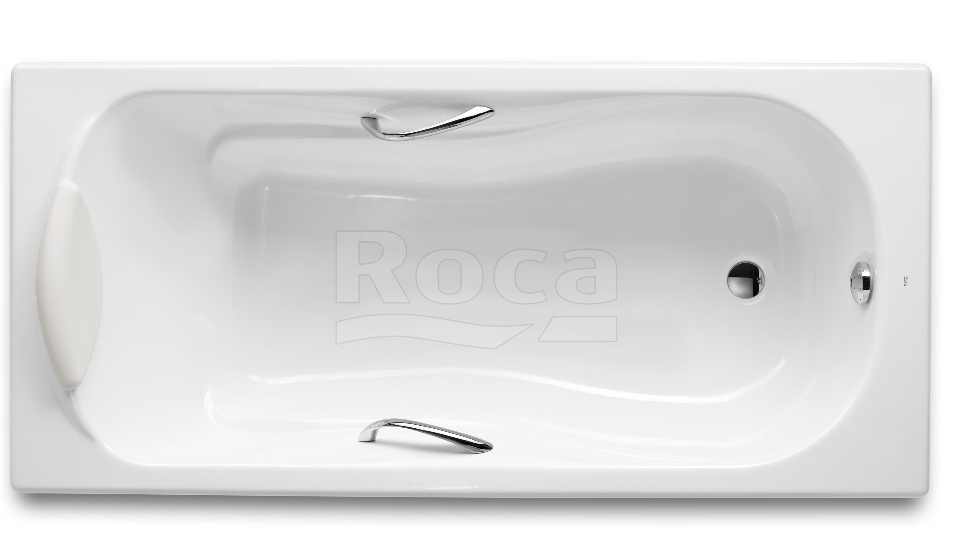 Чугунная ванна Roca Haiti 160x80 с отв. для ручек, арт.2330G000R