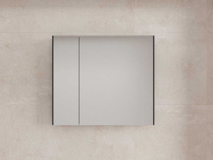 Зеркальный шкаф Style Line Лима 80x70 см графит ЛС-00002345