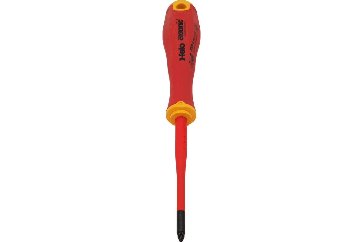Диэлектрическая отвертка Felo PZ 1х80, E-Slim Ergonic 41519290