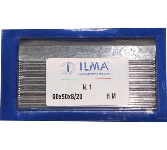 Нож бланкетный ILMA HM 90x50x8/20 RHM.90.50.8/20