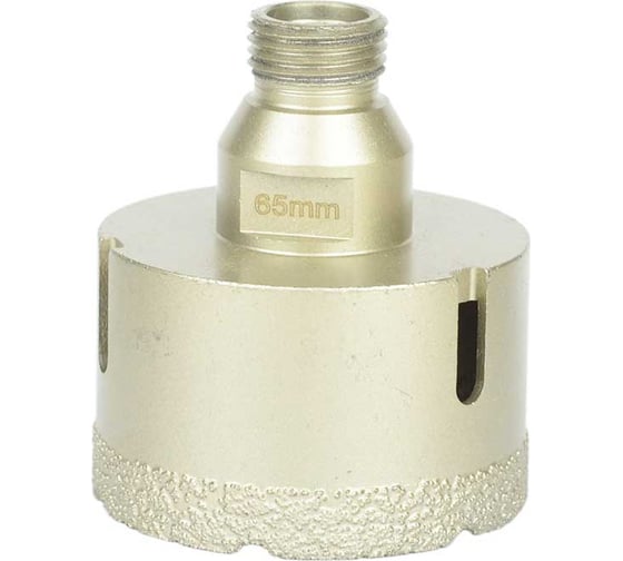 Коронка алмазная, вакуумное спекание (65х40 мм; 1/2"; М14) TECH-NICK TUK 136.600.7027