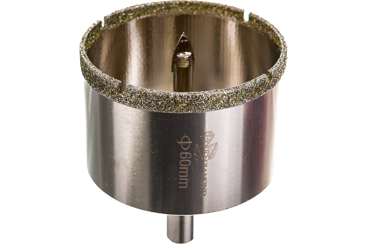 Коронка алмазная по керамике и кафелю с центрирующим сверлом (60 мм) TRIO-DIAMOND 400060