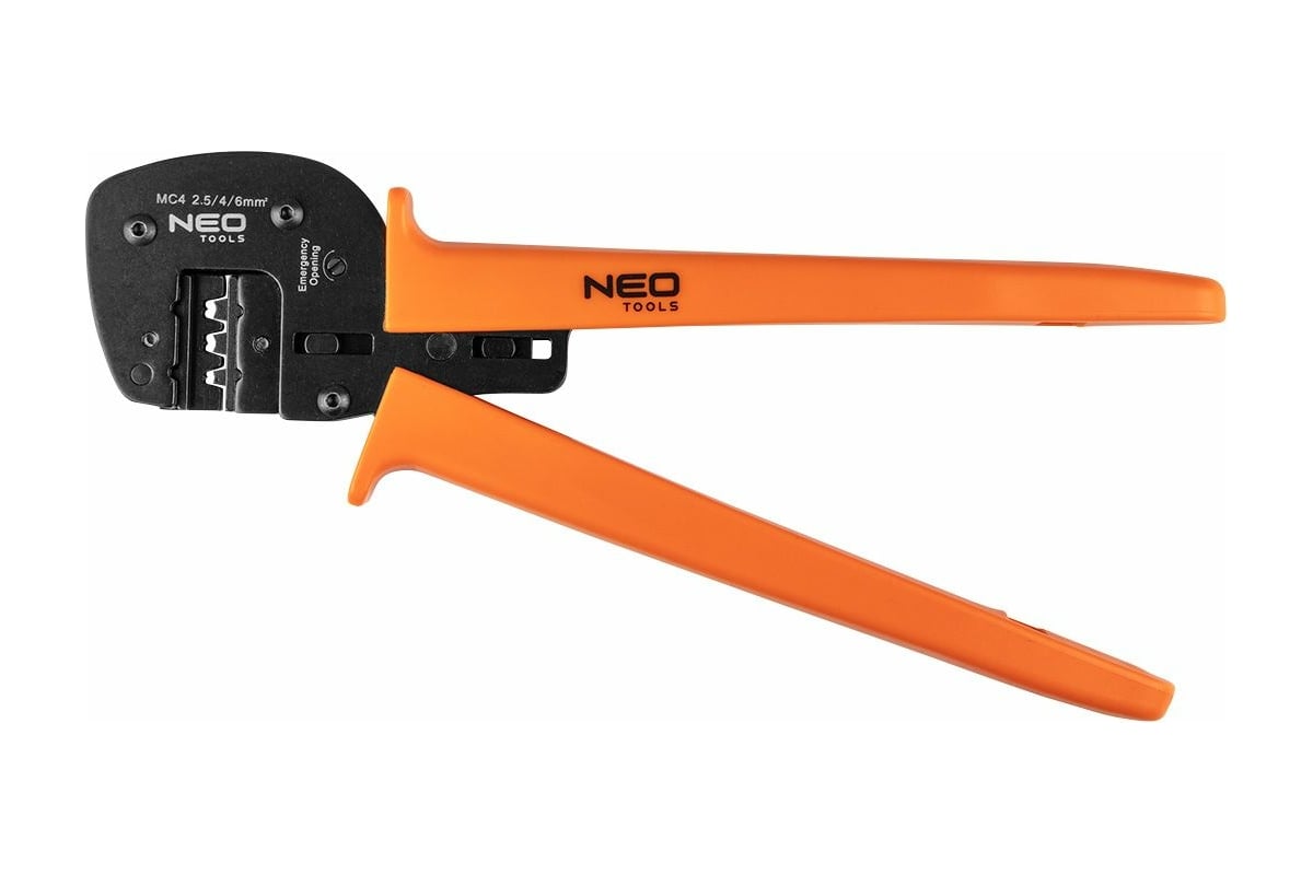 Клещи для опрессовки разъемов Neo Tools MC4 01-555