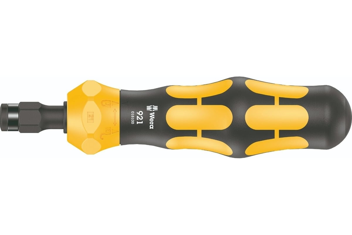Ударный винтовёрт WERA 921 Kraftform Plus серия 900, 1/4" x 163.5 мм WE-018100