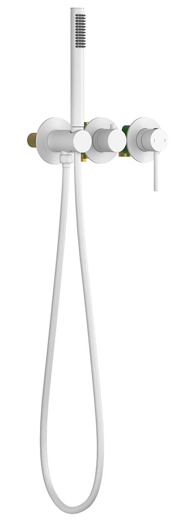Душевой набор Timo Saona SX-2349/16SM матовый белый