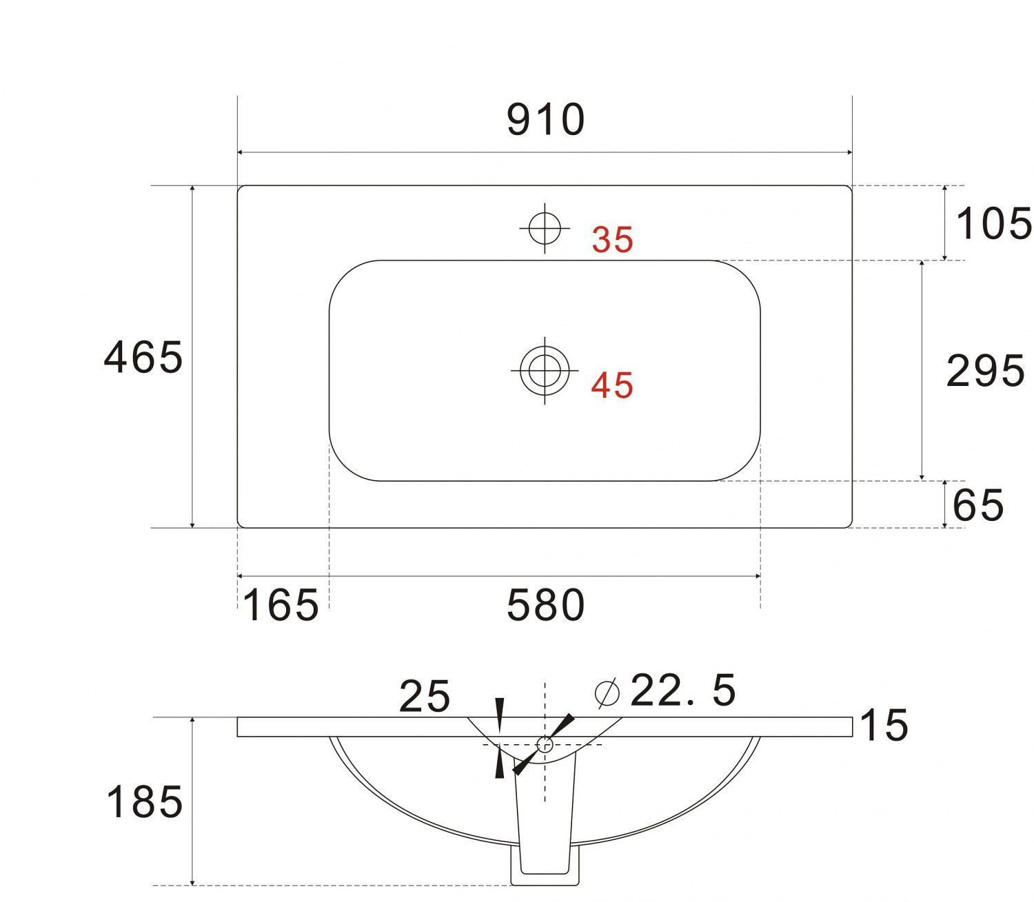 Мебель для ванной Art&Max Elegant 90 см, LED подсветка, капучино