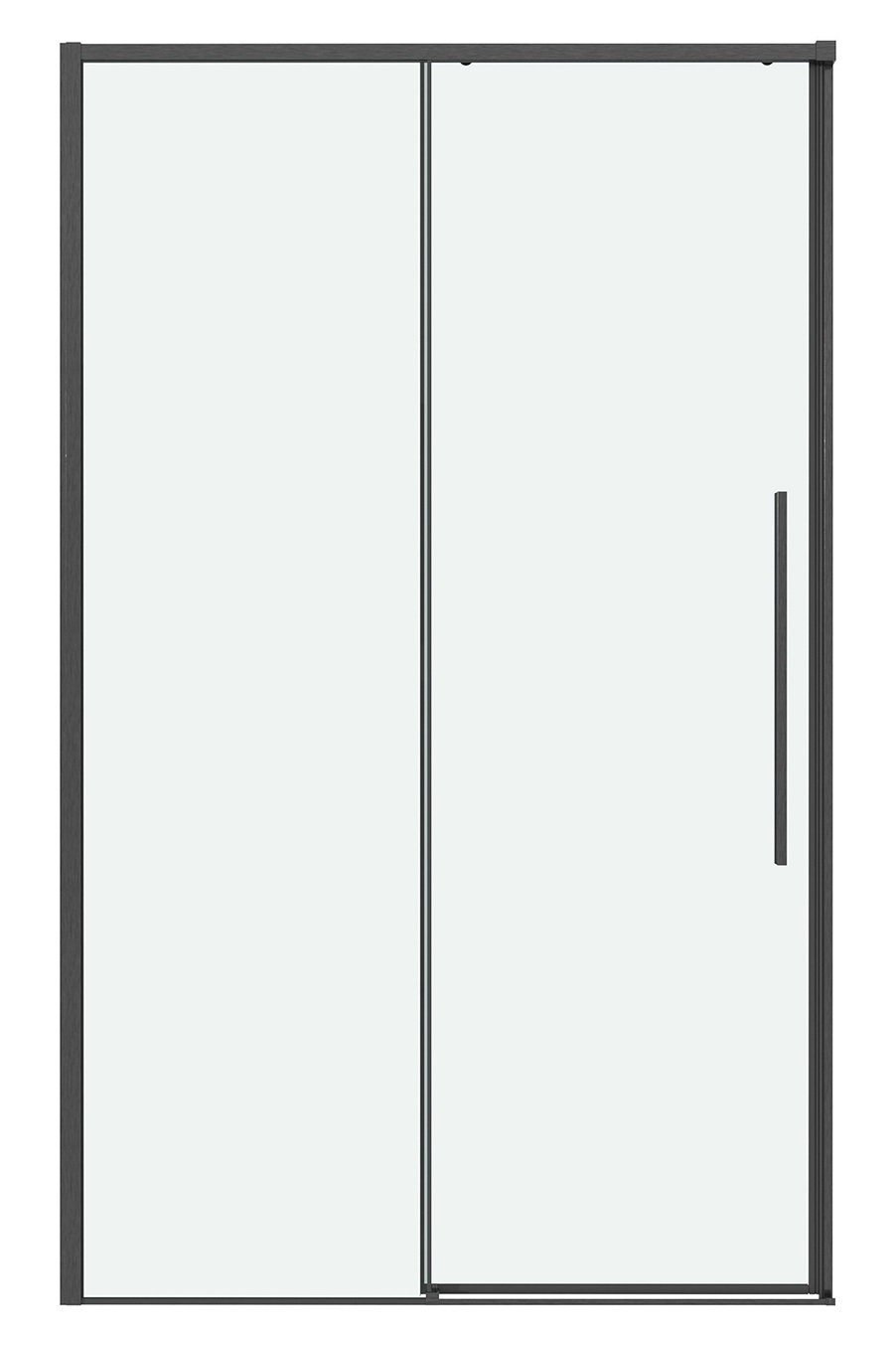 Душевая дверь Grossman Galaxy 100x195 прозрачное, графит сатин 100.K33.01.100.42.00