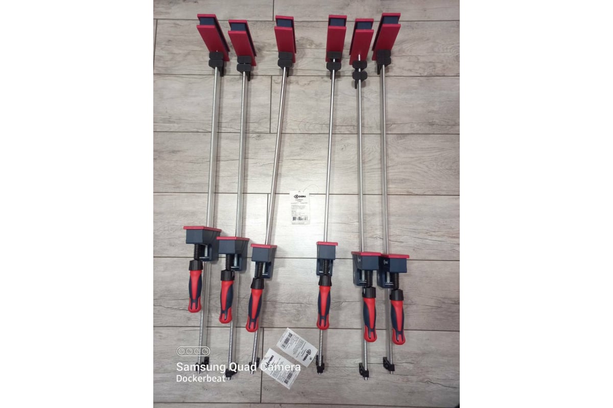 Сборочная усиленная струбцина 800х95 EHOMA поворотная рукоятка PJH80R