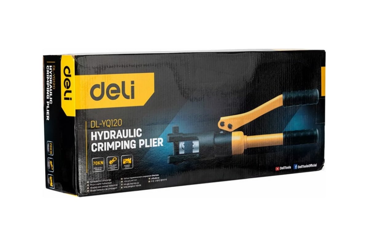Гидравлический кримпер Deli dl-yq120 104588