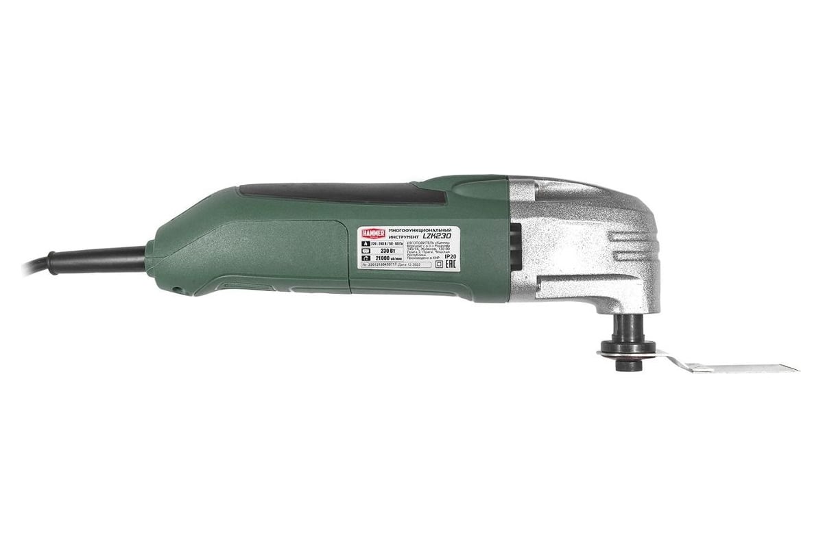Многофункциональный инструмент Hammer LZK230 230Вт 21000 об/мин, 3+ набор 827780