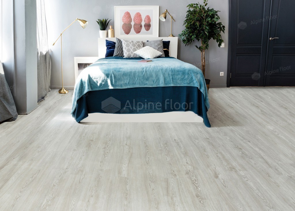 SPC ламинат Alpine Floor Easy Line Дуб Арктик 1219,2x184,15x3 мм, ECO 3-1