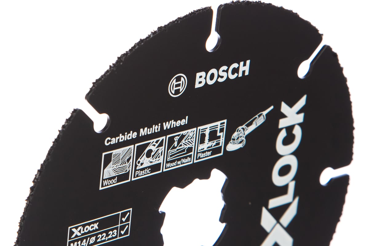 Круг отрезной по дереву X-LOCK (125х22.2 мм) для УШМ Bosch 2608619284