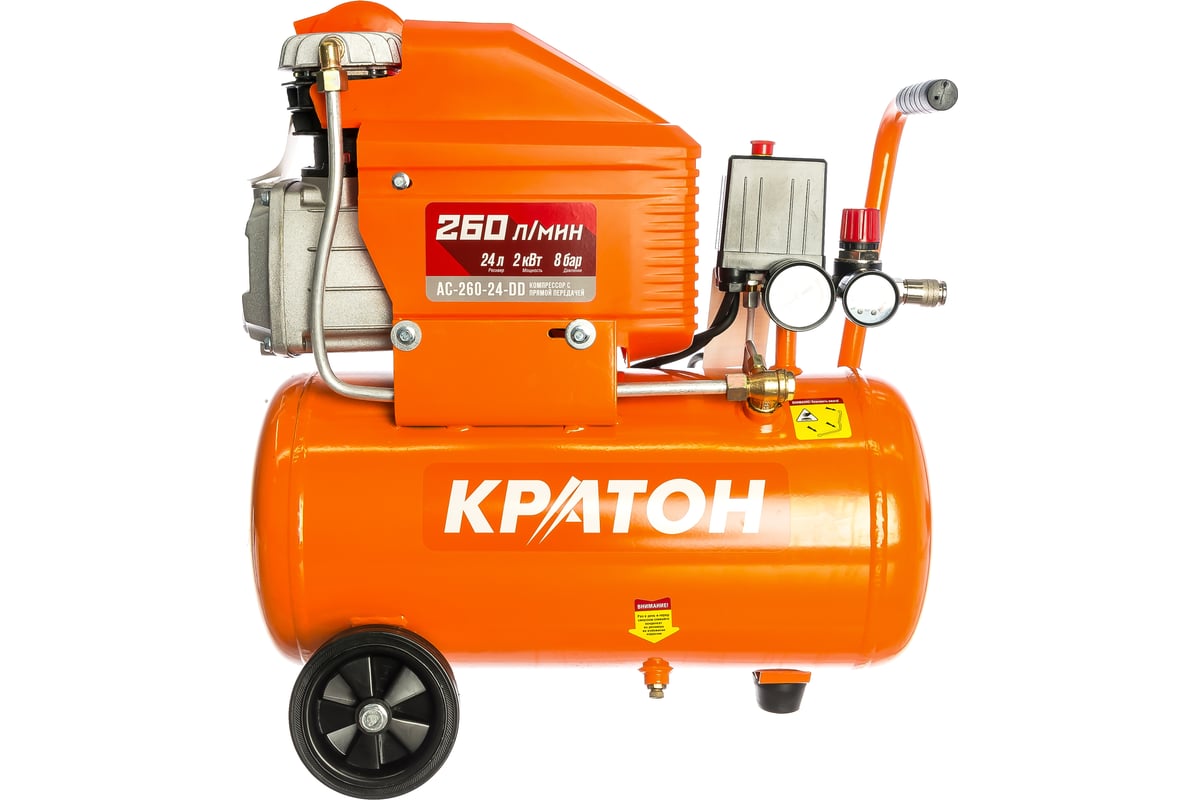 Компрессор с прямой передачей Кратон AC-260-24-DD 3 01 01 033