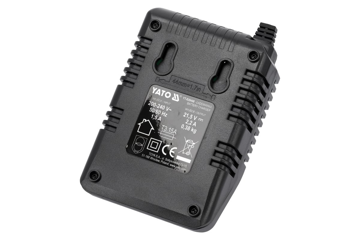 Зарядное устройство Yato 18 В, 2.2 А YT-828498