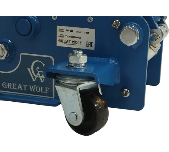 Гидравлический подкатной домкрат Great Wolf 3 т, 133-465 мм GW-030