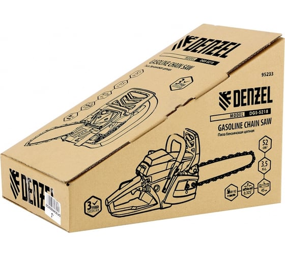 Бензиновая цепная пила Denzel DGS-5218 95233