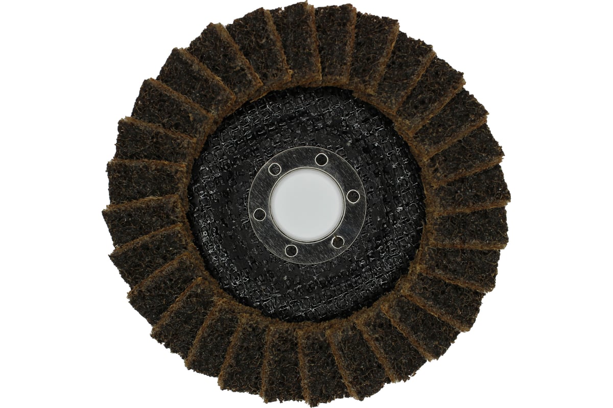 Тарельчатый нетканый лепестковый круг 125 мм Coarse Orientcraft 116.00-Non-woven C