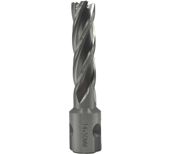 Сверло корончатое TORNERI 14х50 мм, HSS, Universal / Weldon 19 Т023627