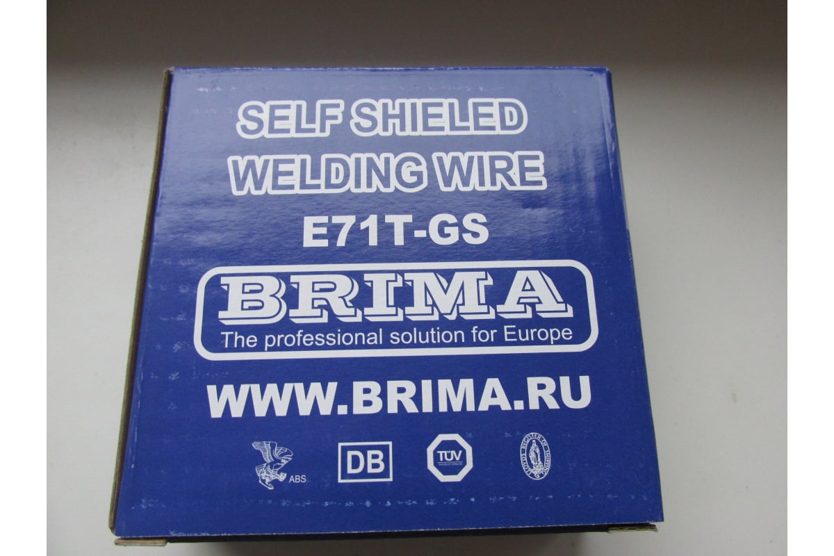Проволока сварочная порошковая E71T-GS 1 мм, 1 кг Brima НП000001208