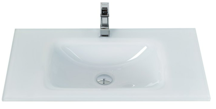 Тумба с раковиной BelBagno Etna 80x45x60 см Bianco Lucido